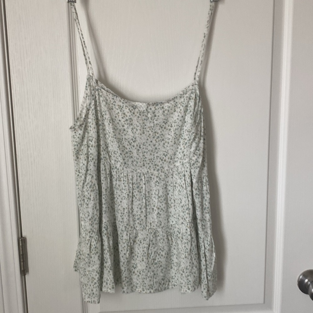 New🩵Paper Crane Dressy Tank Top💚 - Picture 4 of 5